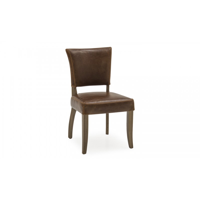 VL Duke Leather Dining Chair Tan